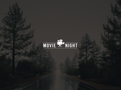 MOVIENIGHT logo concept [3] branding design graphic design illustration logo