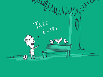 #IrishPeopleTalkFunny birds burds comic eire funny green illustration ireland irish people sketch soccer talk tree