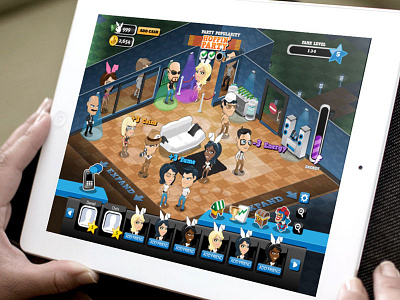 Social Game animation character environment game gaming gui illustration social game ui
