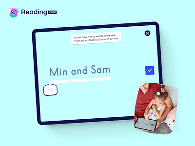 Reading.com: Teach How To Read app child ios ipad learning parent product design reading teaching ui ux