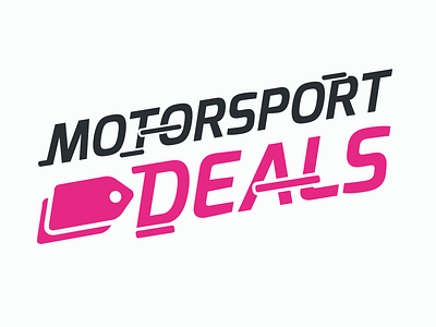 MotorsportDeals.com logo affiliate black friday cyber monday deals logo modern motorsport offers sport