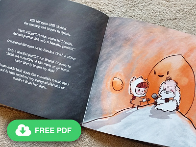 Peak Story #1 Fire, sneak peek book children drawing illustration peak story picture book procreate trilogy