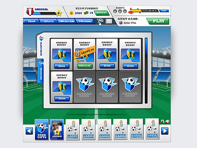 Championship Manager Rivals UI