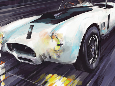 Shelby Cobra raced by David Piper