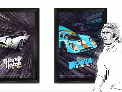 Exclusive and Limited Editions available now 917k apple apple pencil blur brands hatch exclusive framed illustration ipad pro monza motorsport painting porsche premium prints procreate sale shelby cobra