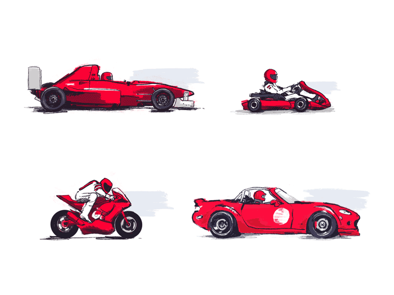 Vehicle animations by Daniel Broughan (obliviouschimp) on Dribbble