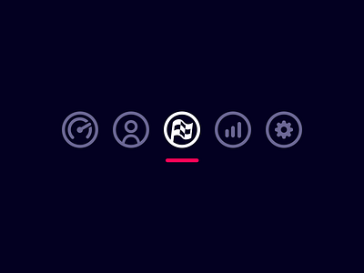 icons! (on dark surface) admin app clean dark html icon illustration light logo material design motorsport sport ui ux vector