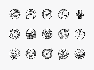 Event Application Icons Set