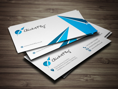 Click4fly Business Card Design: branding business card carddesign creative graphic design