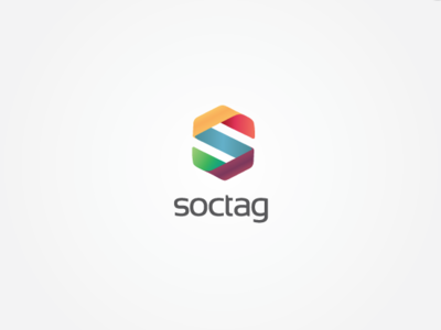 Soctag brandig graphic design logo