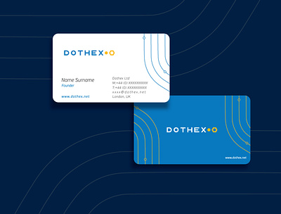 Dothex Business Card branding card corporate branding design dothex graphic design logo