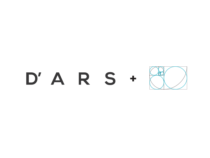D'ARS agency creative digital golden ratio logo process