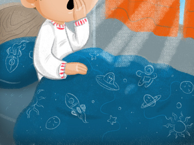 WIP adobe photoshop children digital painting drawing illustration storybook