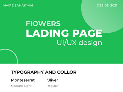 FLOWERSE ONLINE MARKET adobe xd colorfull creative flowerse footer home page modern ui design ux design web design