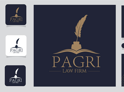 PAGRI LAW FIRM adobe photoshop branding design graphic design illustration logo modern vector