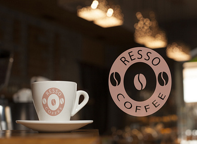 RESSO COFFEE branding design graphic design illustration logo