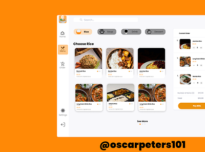 Food Menu app branding design graphic design illustration logo typography ui ux vector