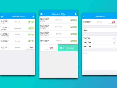 Daily UI #9 app blue challenge concept daily ui germany ios mobile screen ui