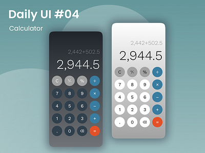 Daily UI 004 - Calculator