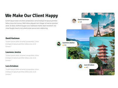 Daily UI 039 - Testimonials adobe xd app clients clients review daily ui 039 dailyui design figma happy clients make client happy testimonials ui ui design ui ux ui ux design uiux uiux design ux ux design