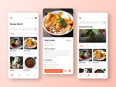 Daily UI 040 - Recipe