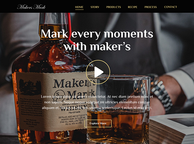 Daily UI 053 - Header Navigation adobe xd alcohol app cocktail dailyui design drink figma header navigation liquor nav bar nav menu navigation navigation menu ui ui design uiux ux ux design whiskey