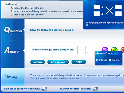 Quiz layout with Fw adobe fireworks fireworks