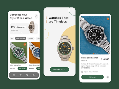 Apps for buying watches