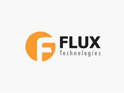 FLUX branding design icon logo minimal typography ui vector