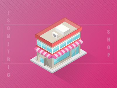 Isometric Shop Illustration