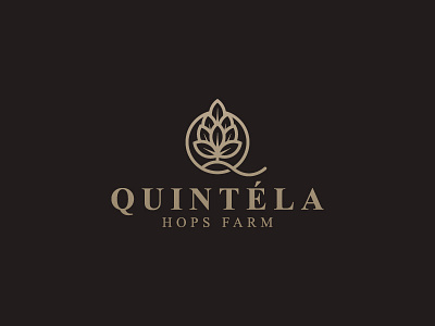 Quintela Hops Farm Logo beer hops logo logodesign q qlogo quintela