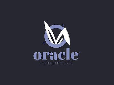 Oracle Production Logo branding logo magic magician magiclogo oracle production rabbit