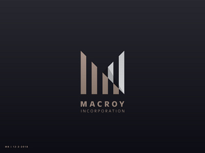 MacRoy Logo lines logo m minimal mlogo monogram simple