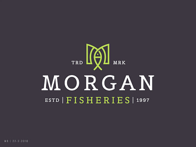 Morgan Fisheries Logo Design