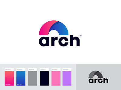 Arch Logo Concept a alogo arch brand circle creative design logo mihir minimal
