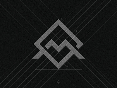 M Mark (Personal Logo Design) brand concept grid grid logo icon indentity logo logo design m m letter mark minimal minimalmark mlogo typeface