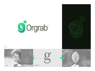Orgrab Branding Design agriculture brand branding design g glogo identity leaf logo mihir organic orgrab