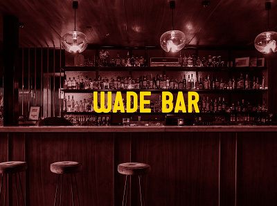 Wade Bar app branding design graphic design illustration logo typography ui ux vector