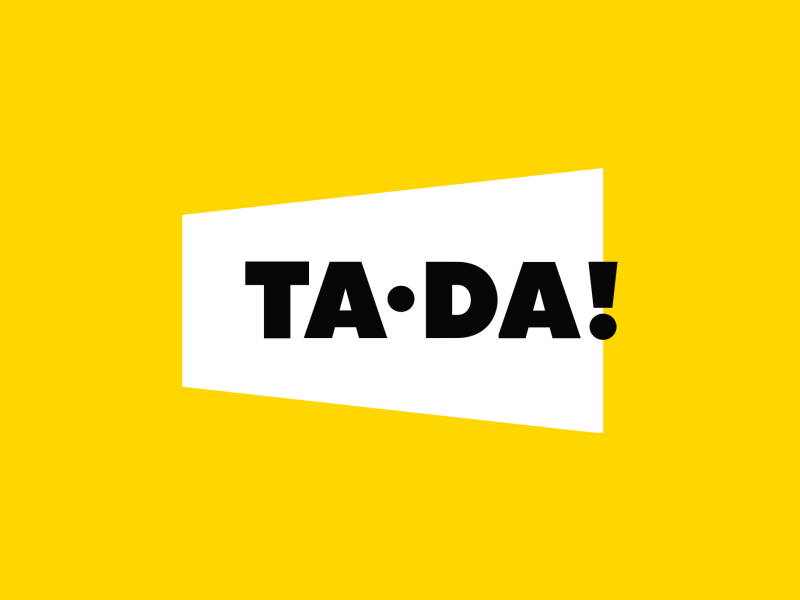 TA-DA! mall logo animation animation branding design flat logo type vector