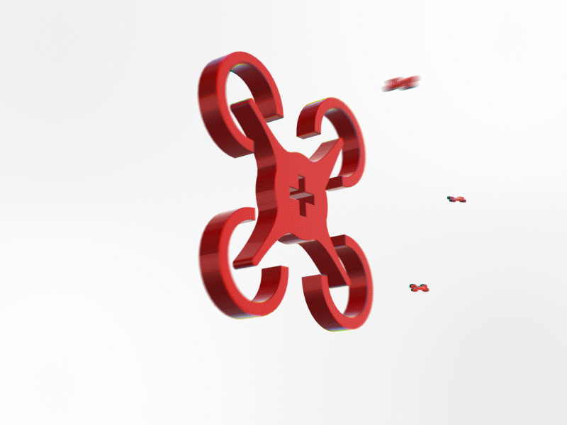 Home of Drones Logo Animation 3d animation branding c4d design drone drones logo logo animation motion motion design