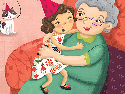 Abuela and me! abuela birthday bonding children illustration family grandmother love story time