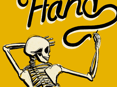 Brand by Hand goodtype goodtypetuesday hand lettering illustration lettering skeleton