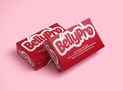 Belly Pro packaging box app branding design graphic design illustration logo typography ui ux vector