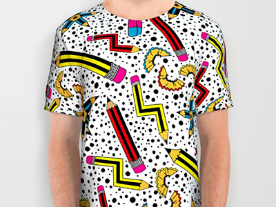 Pencil Print T-Shirt