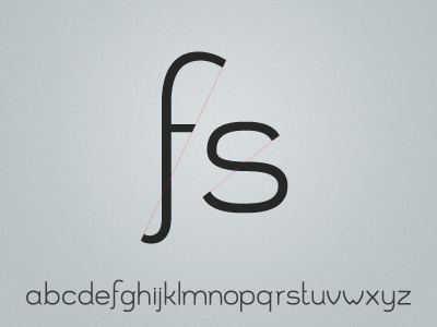 fs font lowercase regular