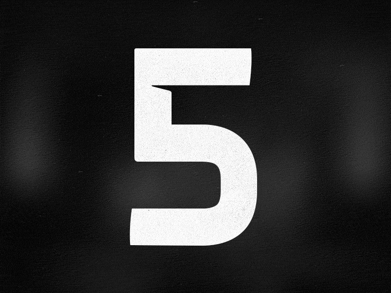 Obscurity Sans Numbers [GIF] animation gif numbers numerals obscurity tdf tendollarfonts type typeface