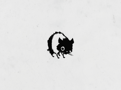 Crooked Hamster animated intro animated animation black crooked gif hamster novecento texture white