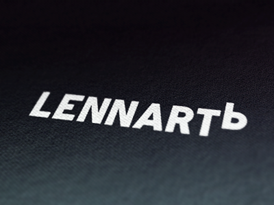 lennartb logo custom logo type