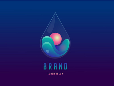 Drop water logo