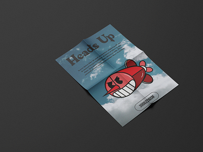 Heads Up design graphic design illustration vector